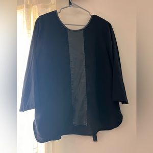 Ann Taylor black dress shirt